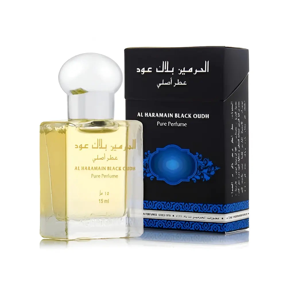 Al Haramain Black Oudh 15ml Attar | Men & Women