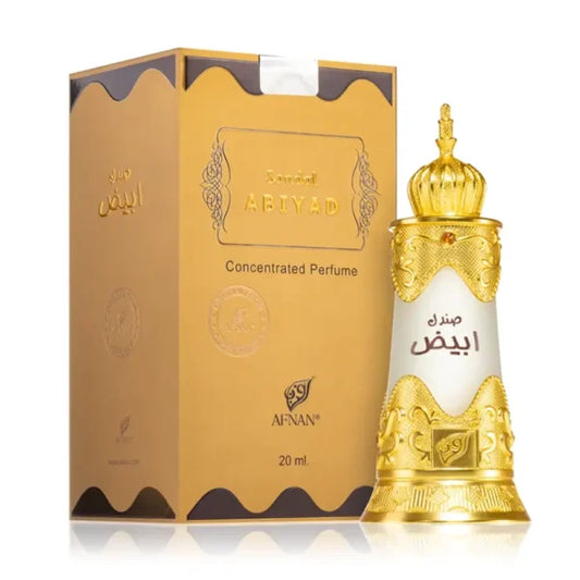 Afnan Abiyad Sandal 20ml Attar | Men & Women