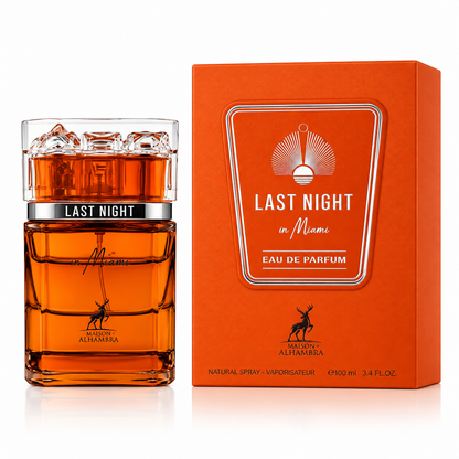 Maison Alhambra Last Night In Miami Eau De Parfum | Men & Women