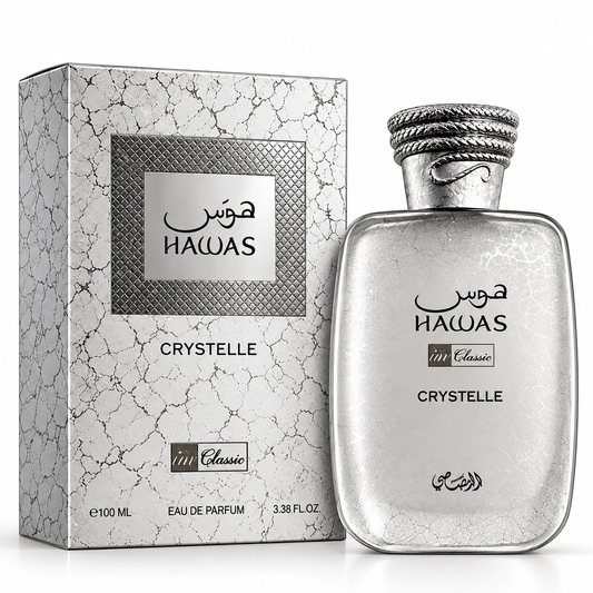 Rasasi Hawas Crystelle Eau De Parfum | Men & Women
