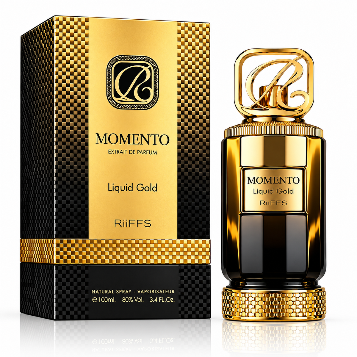 Riiffs Momento Liquid Gold Extrait De Parfum | Men & Women