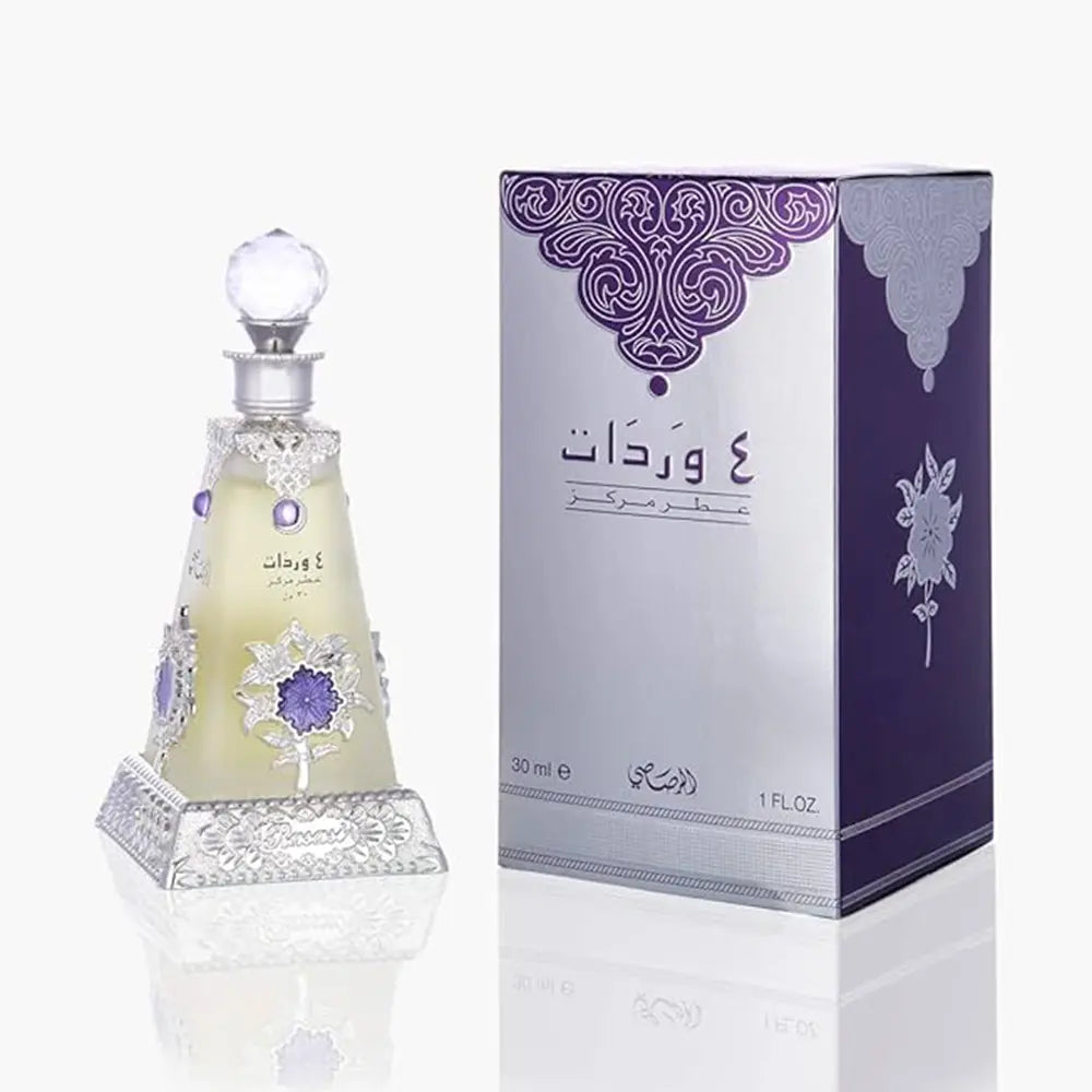 Rasasi Arba Wardat 30ml Attar | Men & Women