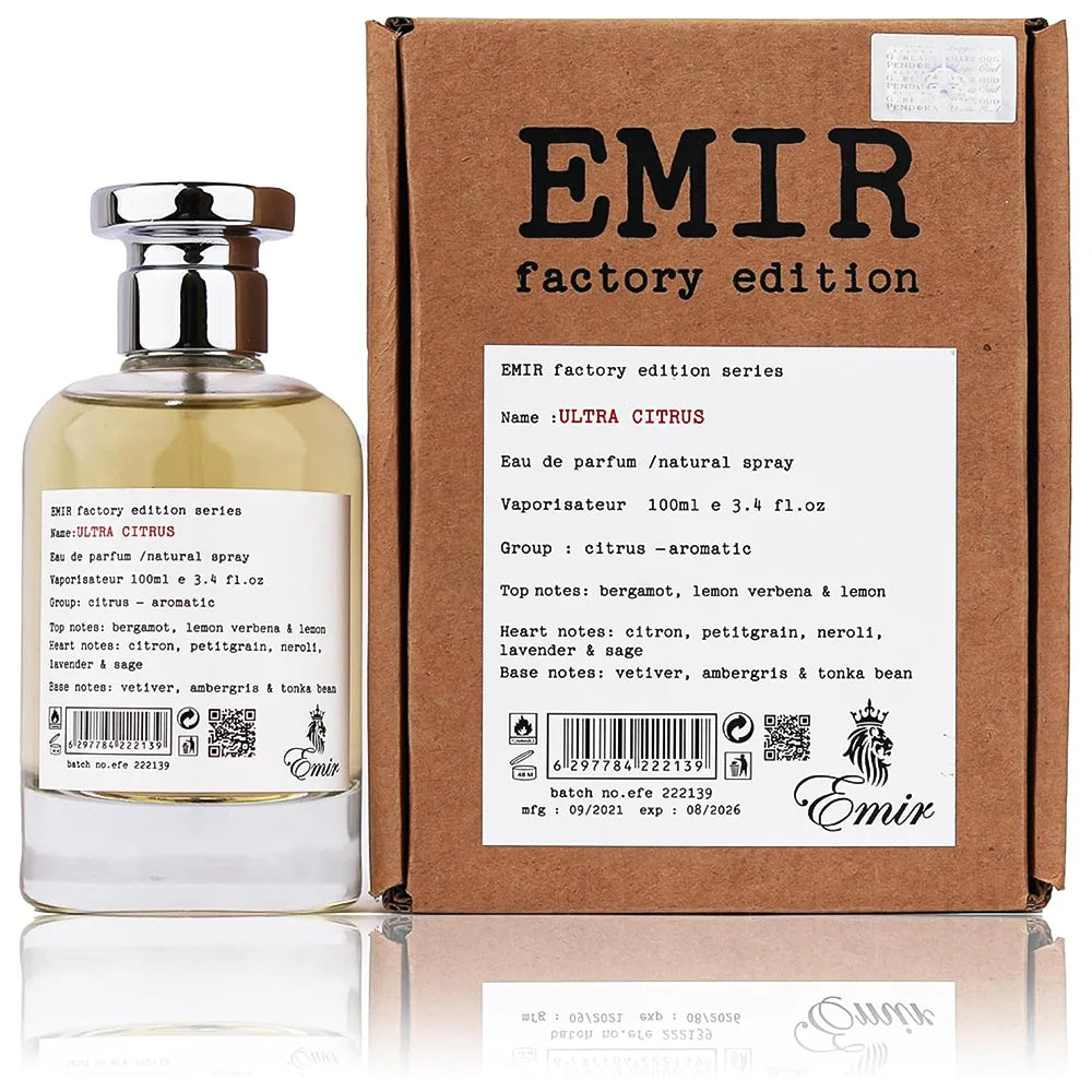 Paris Corner Ultra Citrus By Emir Factory Edition Eau de Parfum | Men