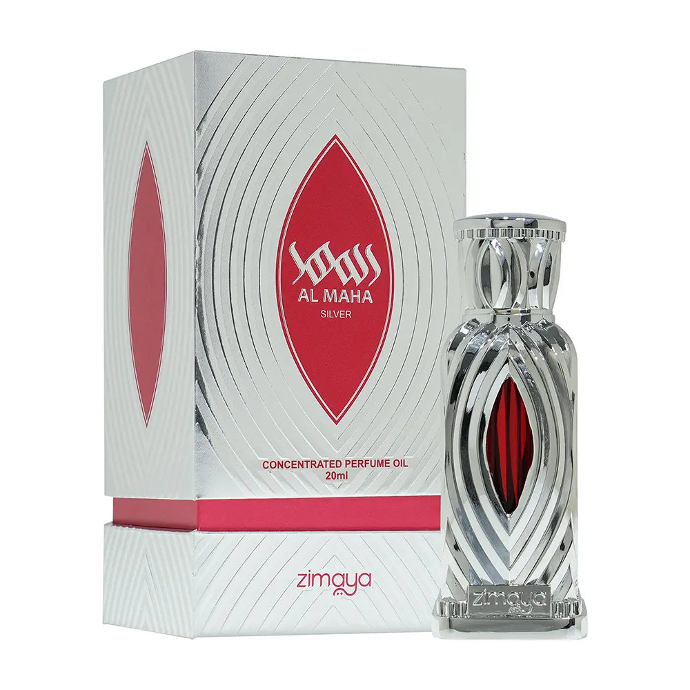 Zimaya Al Maha Silver 20ml Attar | Men & Women