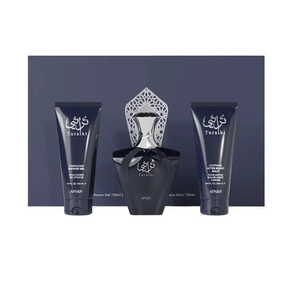 Afnan Turathi Blue Eau De Parfum Gift Set | Men & Women