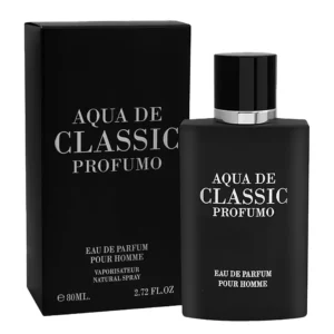 Fragrance World Aqua De Classic Profumo [ Black ] 80ml Edp | Men